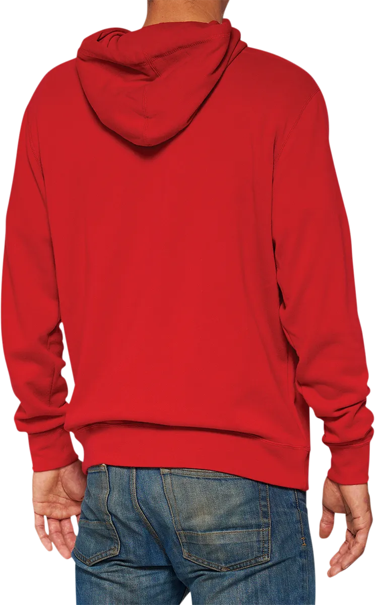 100% Icon Pullover Hoodie - Red - Medium 20029-00011