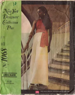 1960's McCall's New York Designers' Collection Top, A-line Skirt and Palazzo Pants Pattern - Bust 34" - no. N/1068