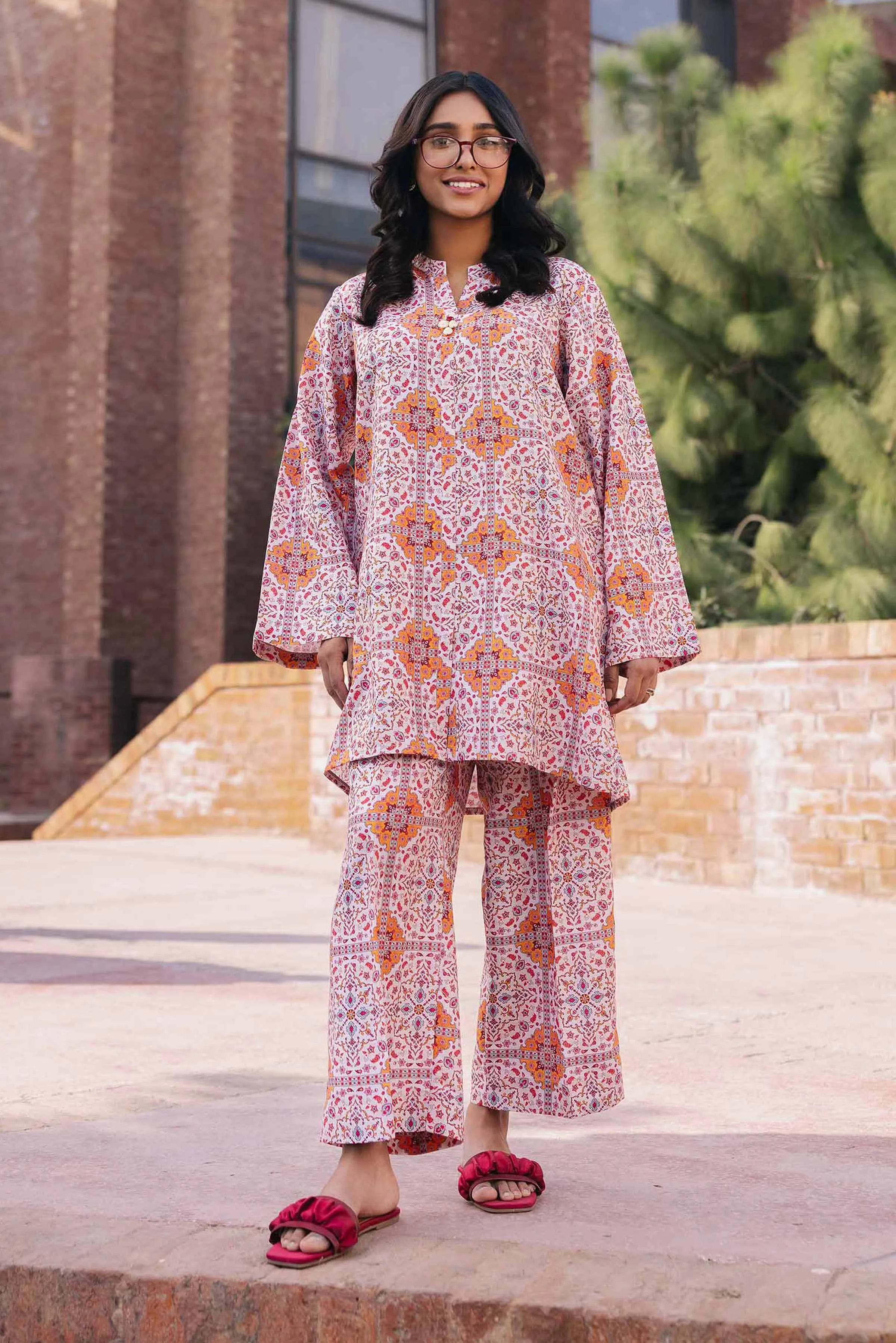 2 Piece - Printed Suit - PE25-194