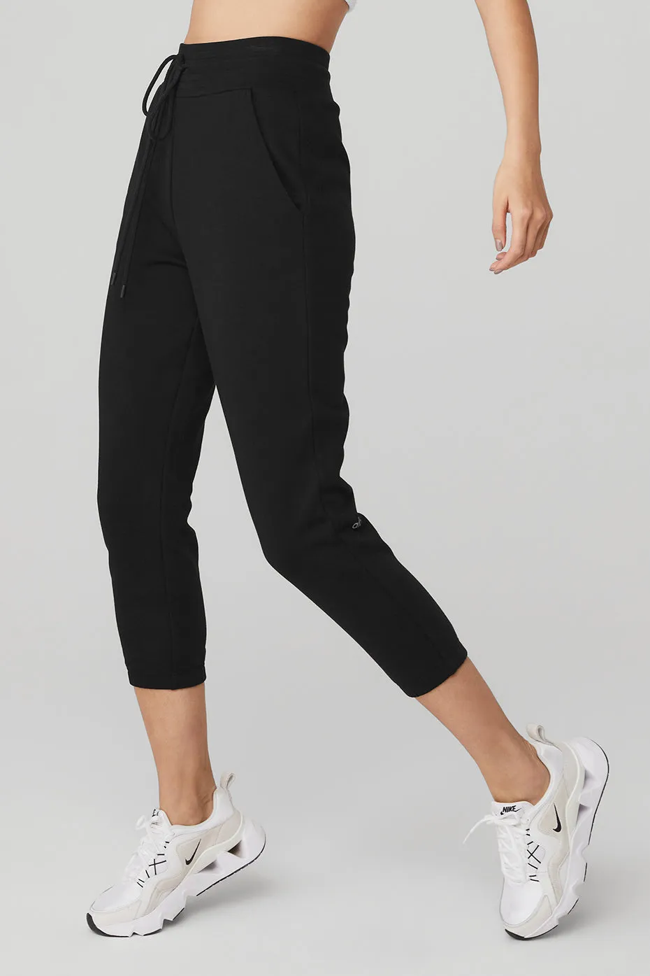 7/8 Easy Sweatpant - Black