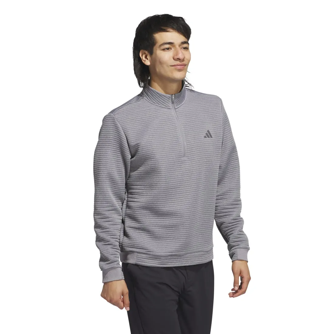 adidas Ultimate365 DWR Textured 1/4 Zip Golf Mid Layer IL0563