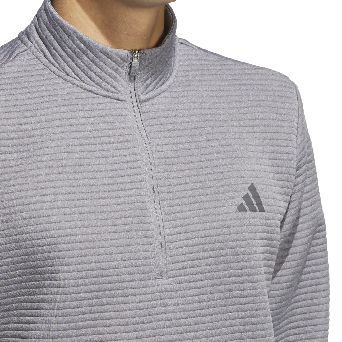 adidas Ultimate365 DWR Textured 1/4 Zip Golf Mid Layer IL0563