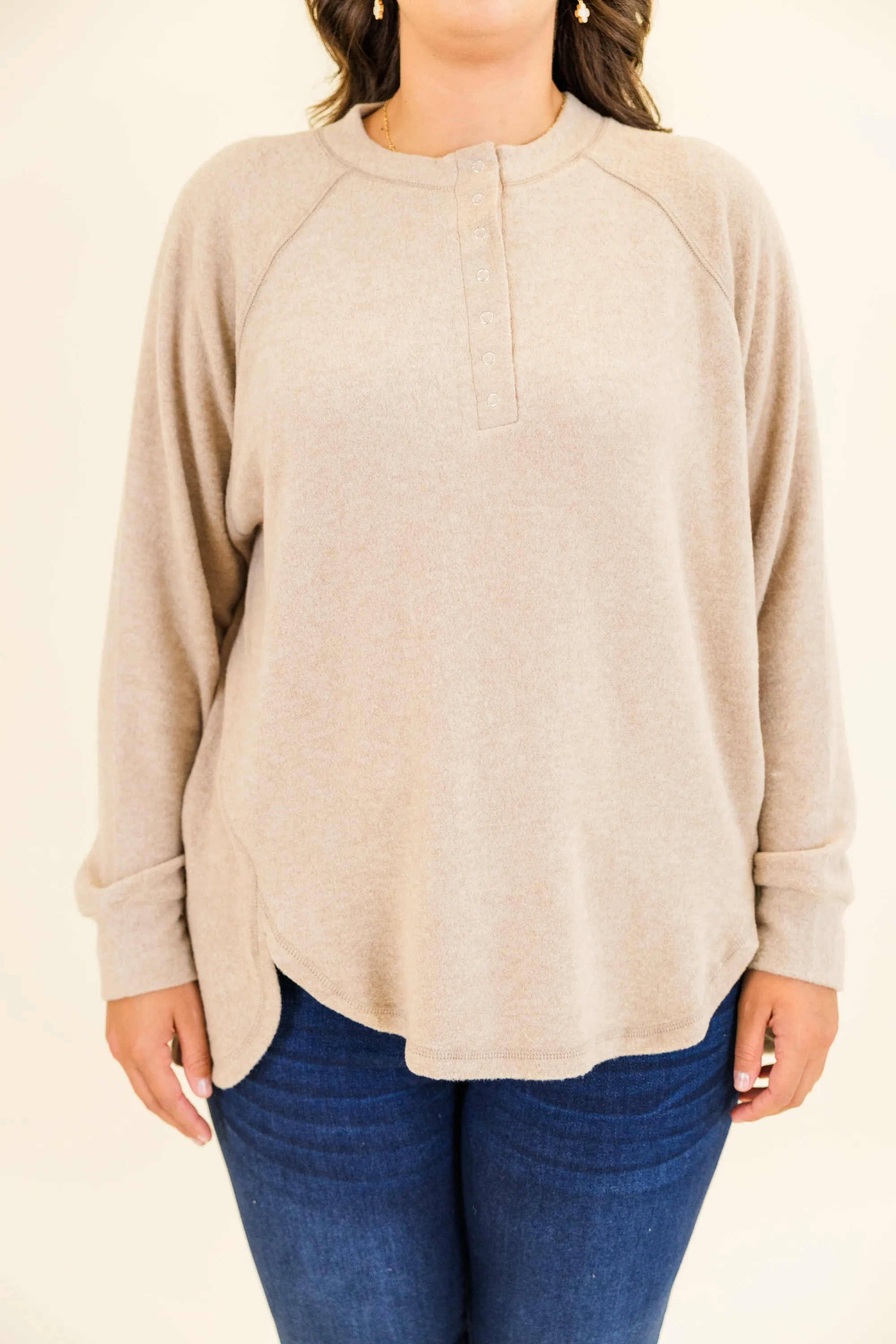 All The Feels Pullover, Ash Mocha