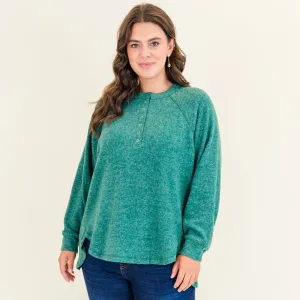 All The Feels Pullover, Dark Green