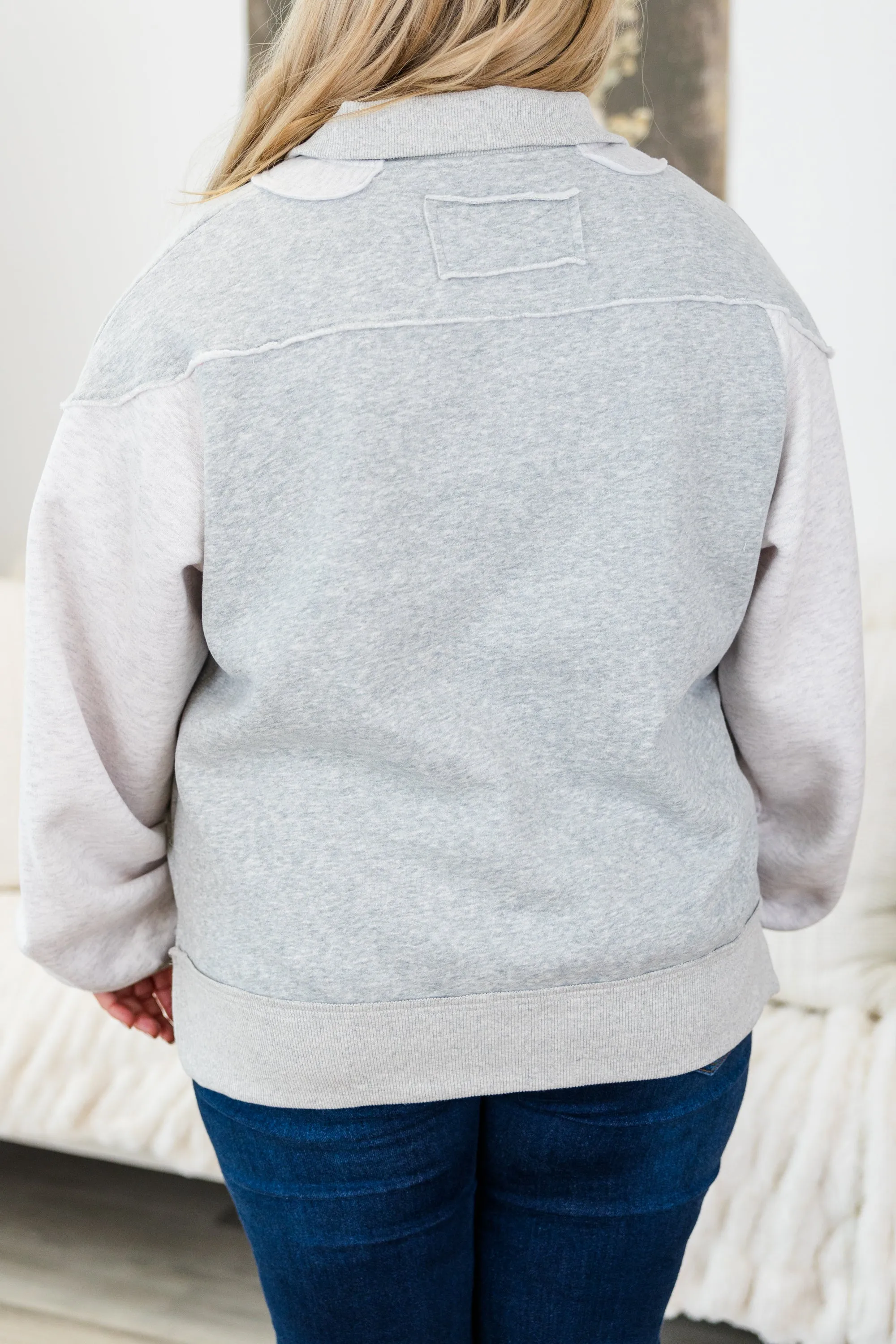 All We Want Pullover, Gray