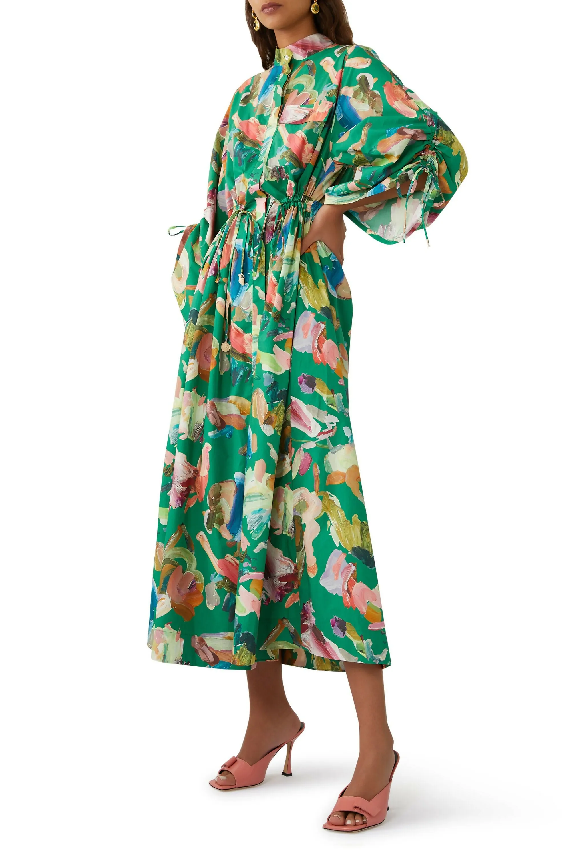 Alémais Arlo Shirtdress in Forrest Size 8