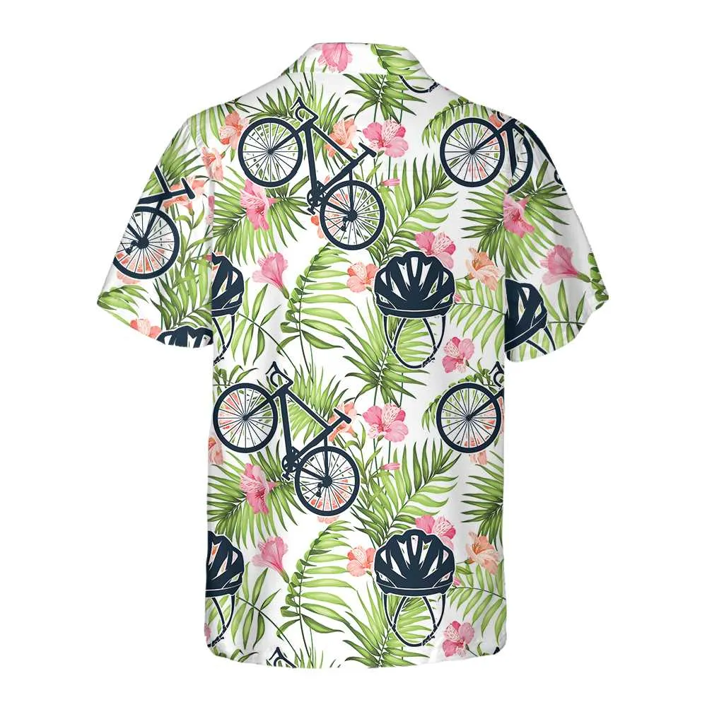 Aloha Cycling Hawaiian Shirt, Bicycle Shirt For Men & Women, Best Gift For Bikers