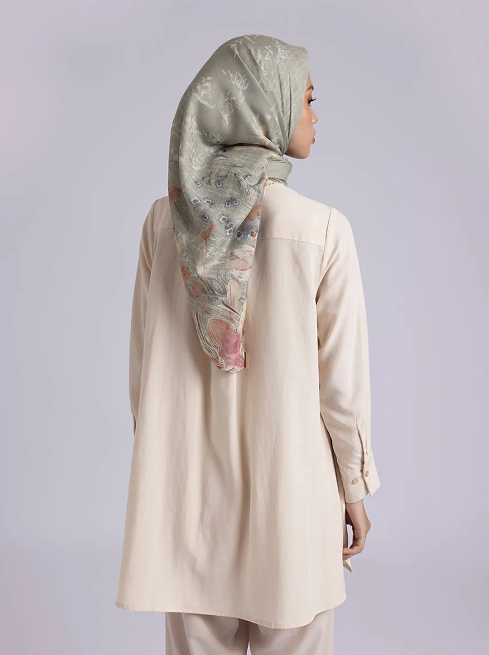 AMARI SLIM FIT TUNIC PLAIN BUTTERCREAM