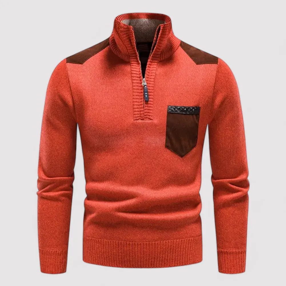 Ancien | Men’s Half-Zip Pullover in Merino Wool