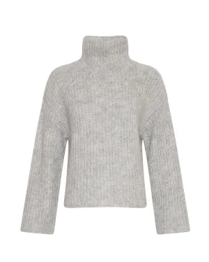 Annalisa M Pullover - Light Grey Melange