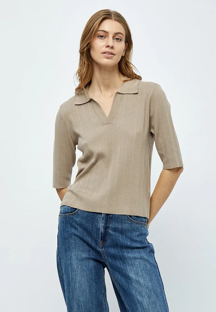 Anne Polo Pullover - Cobblestone