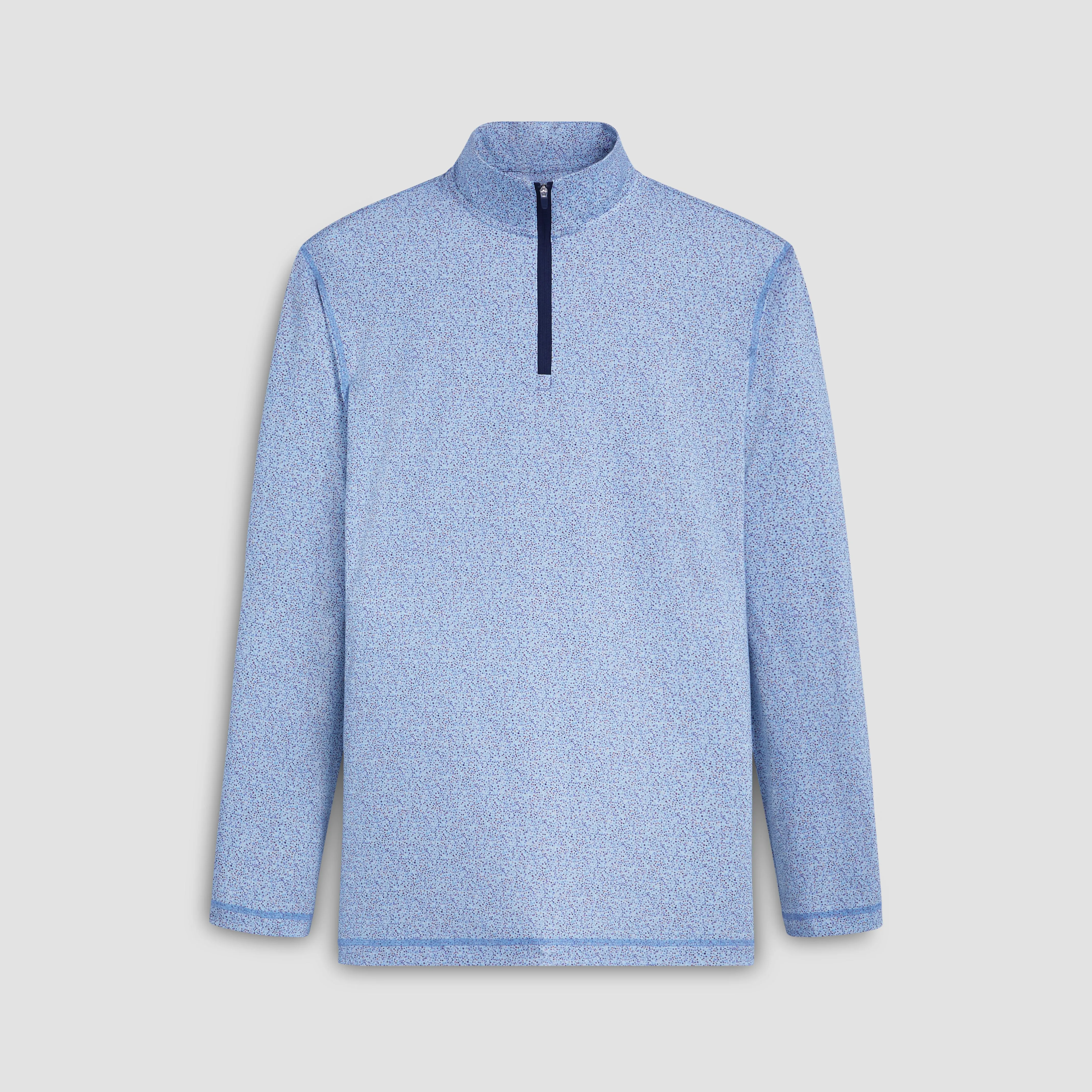 Anthony Confetti Print OoohCotton Quarter Zip Pullover