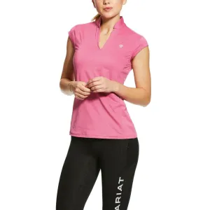 Ariat® Ladies Sunstopper 2.0 Pink Cap Sleeve Baselayer Shirt 10030463