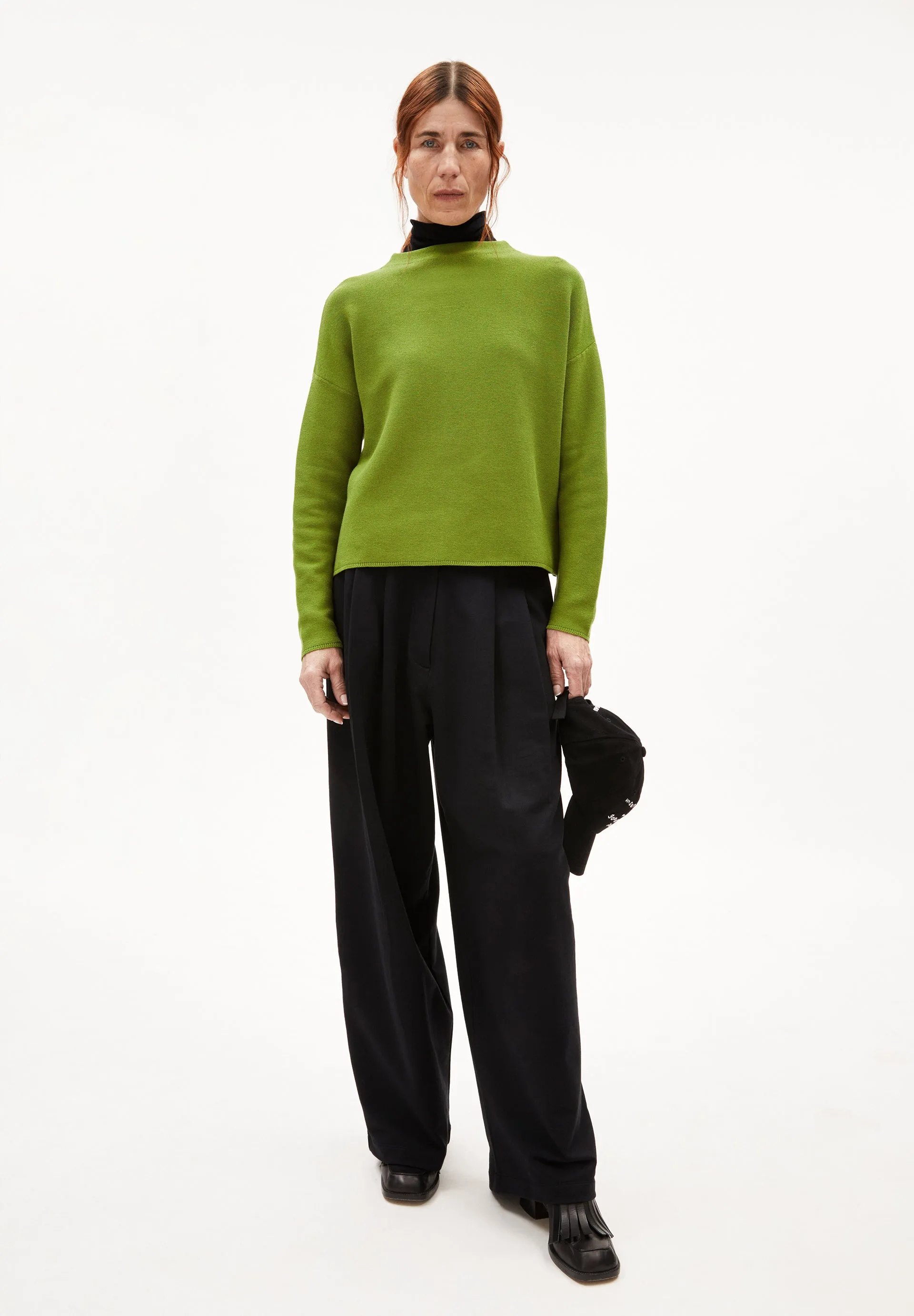 Armedangels Strick Pullover Merinaa Links dark moss