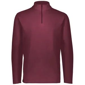 Augusta Sportswear Men's Maroon Micro-Lite Fleece 1/4 Zip Pullover