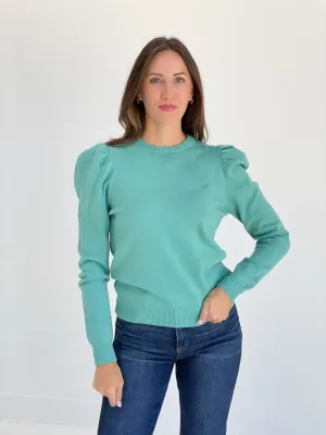 Back For Basics Sweater - Polar Green