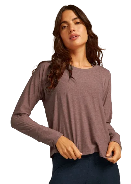 Beyond Yoga Featherweight Daydreamer Pullover - Rose Brush Heather