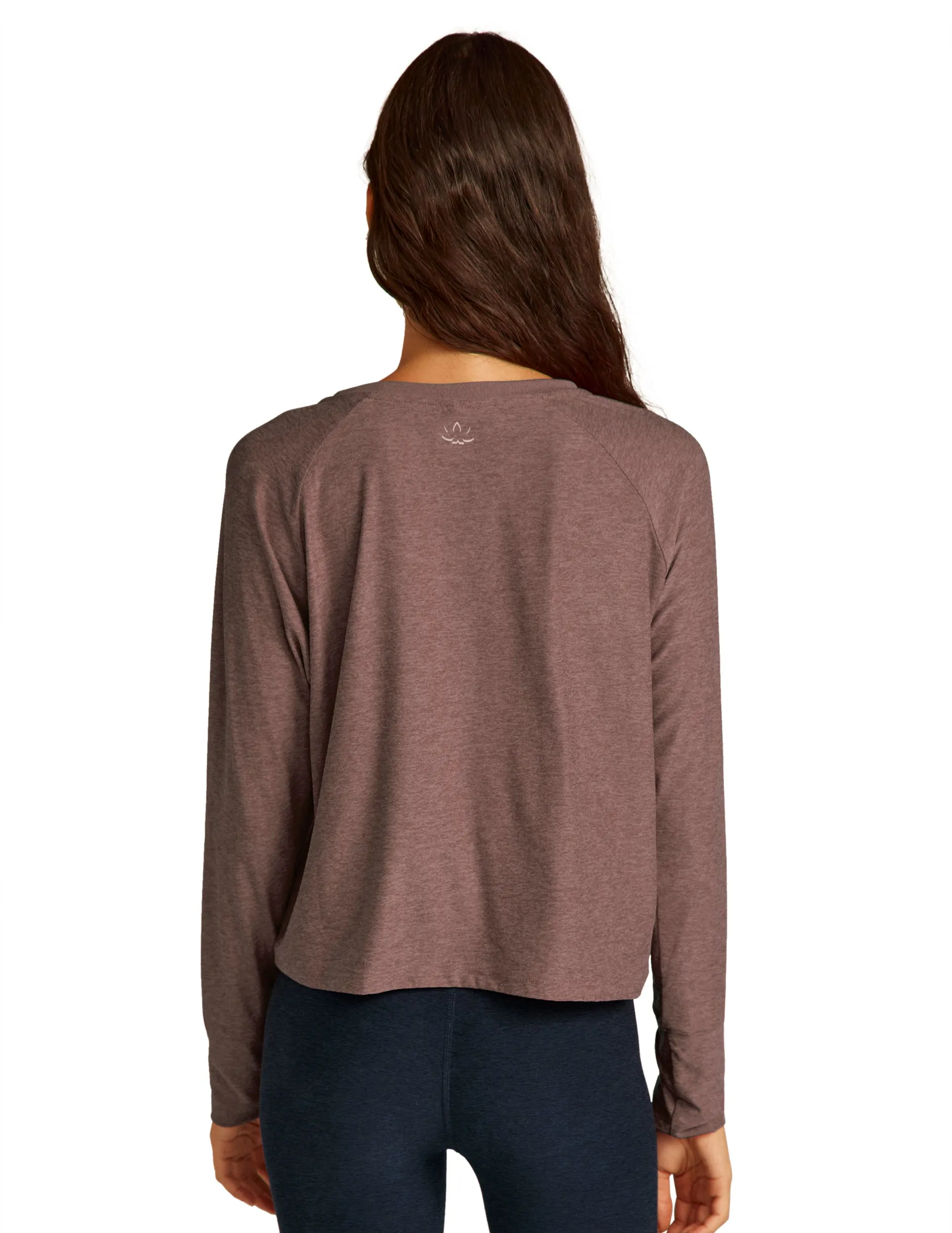 Beyond Yoga Featherweight Daydreamer Pullover - Rose Brush Heather