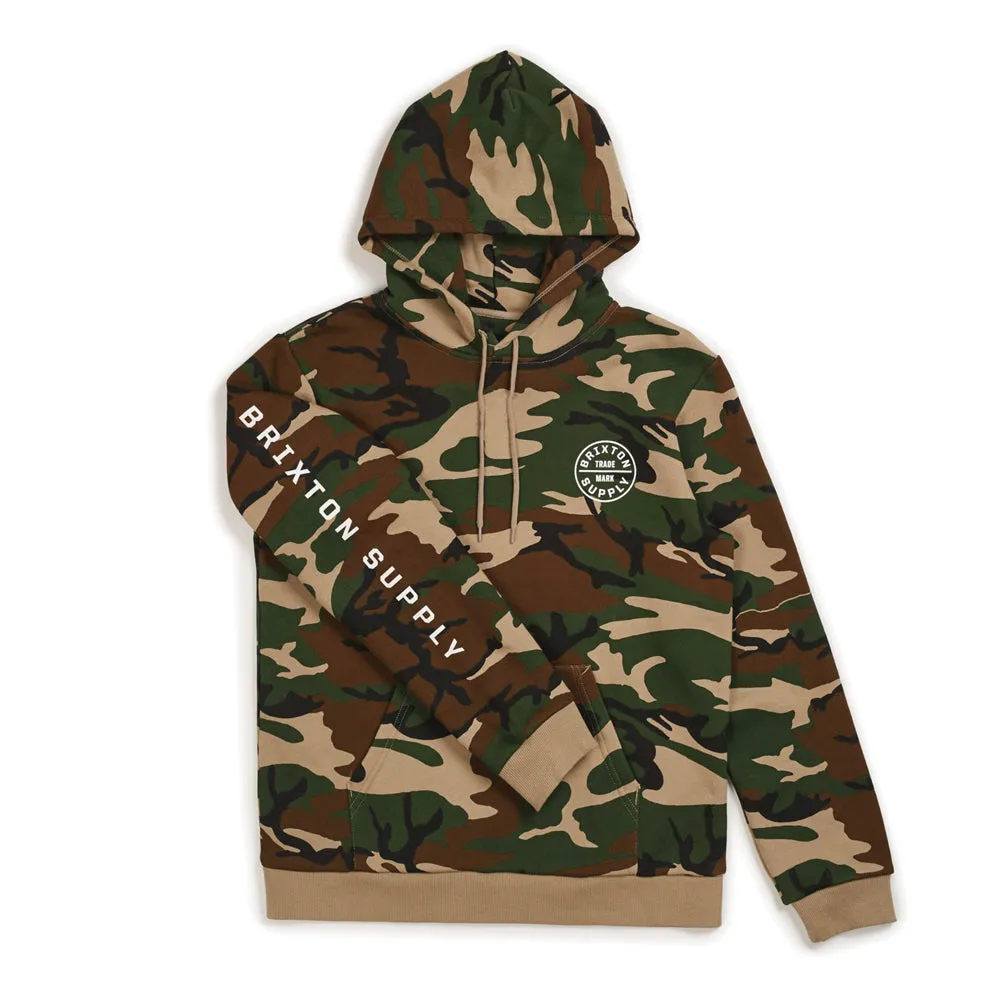 Brixton Oath II Pullover Hoodie Camo