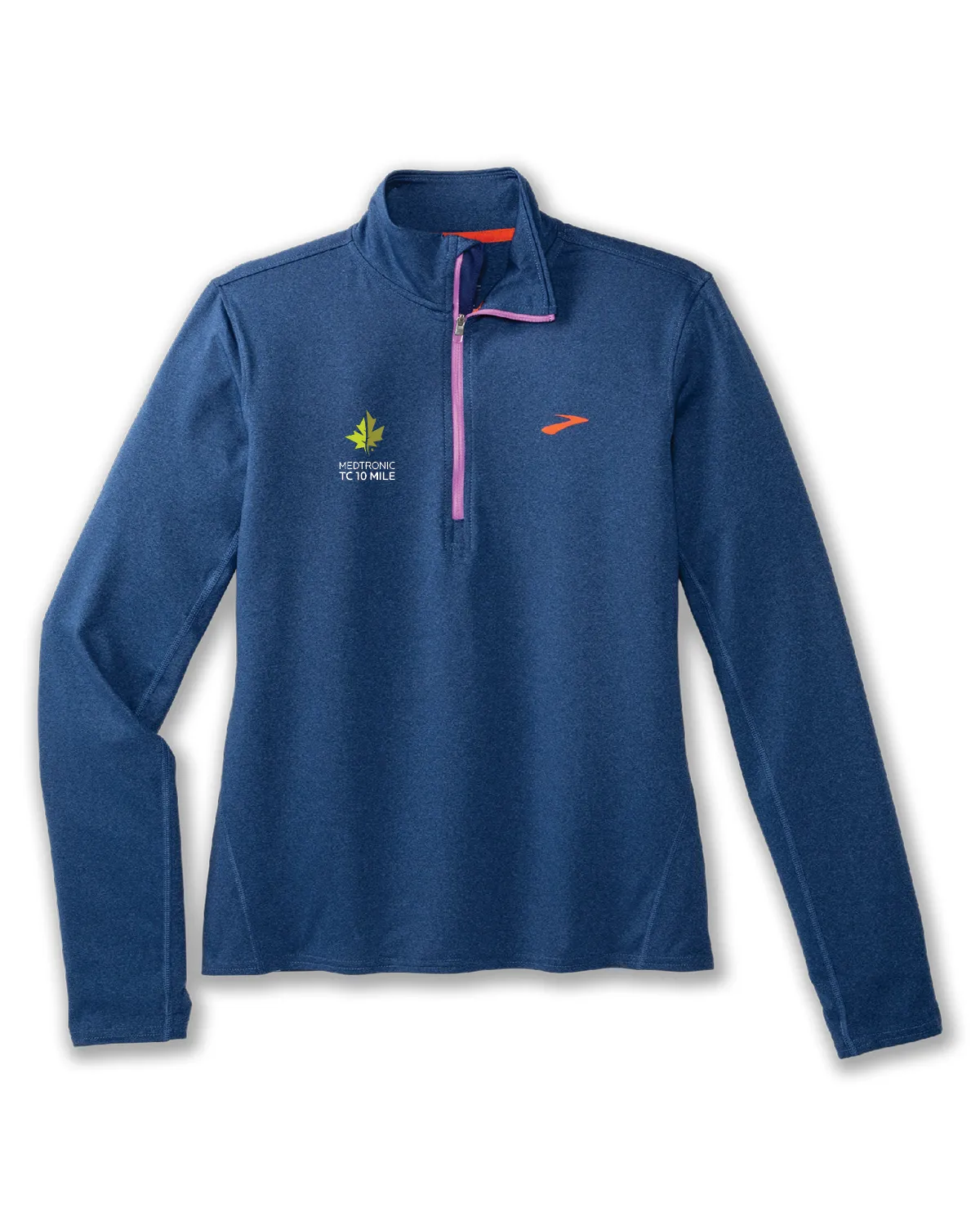 Brooks 10 Mile Dash Half Zip - Aegean (Women's Sizing)