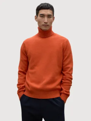 Brun Orange Melange Man Pullover | Ecoalf