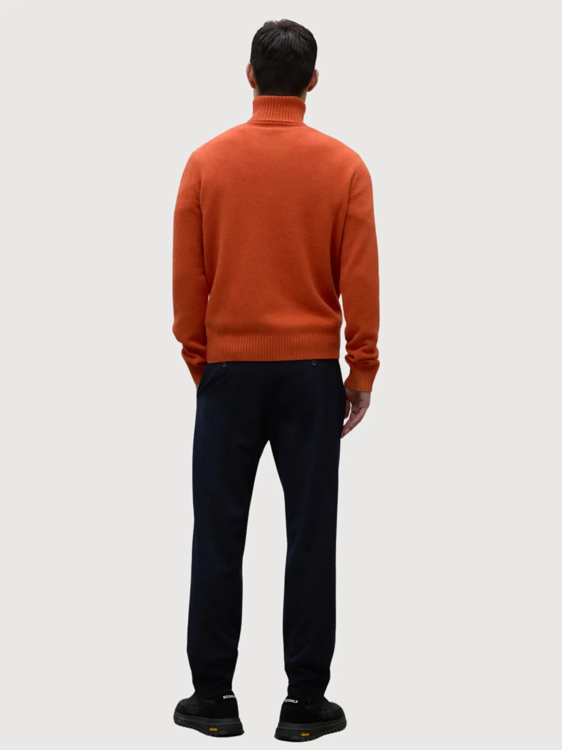 Brun Orange Melange Man Pullover | Ecoalf