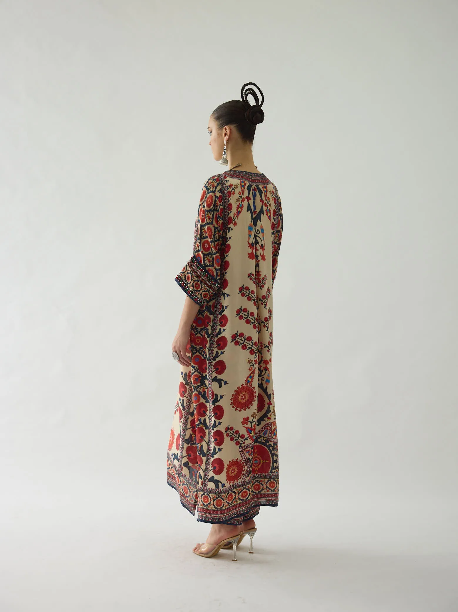 Bukhara Rust Banera Tunic Set