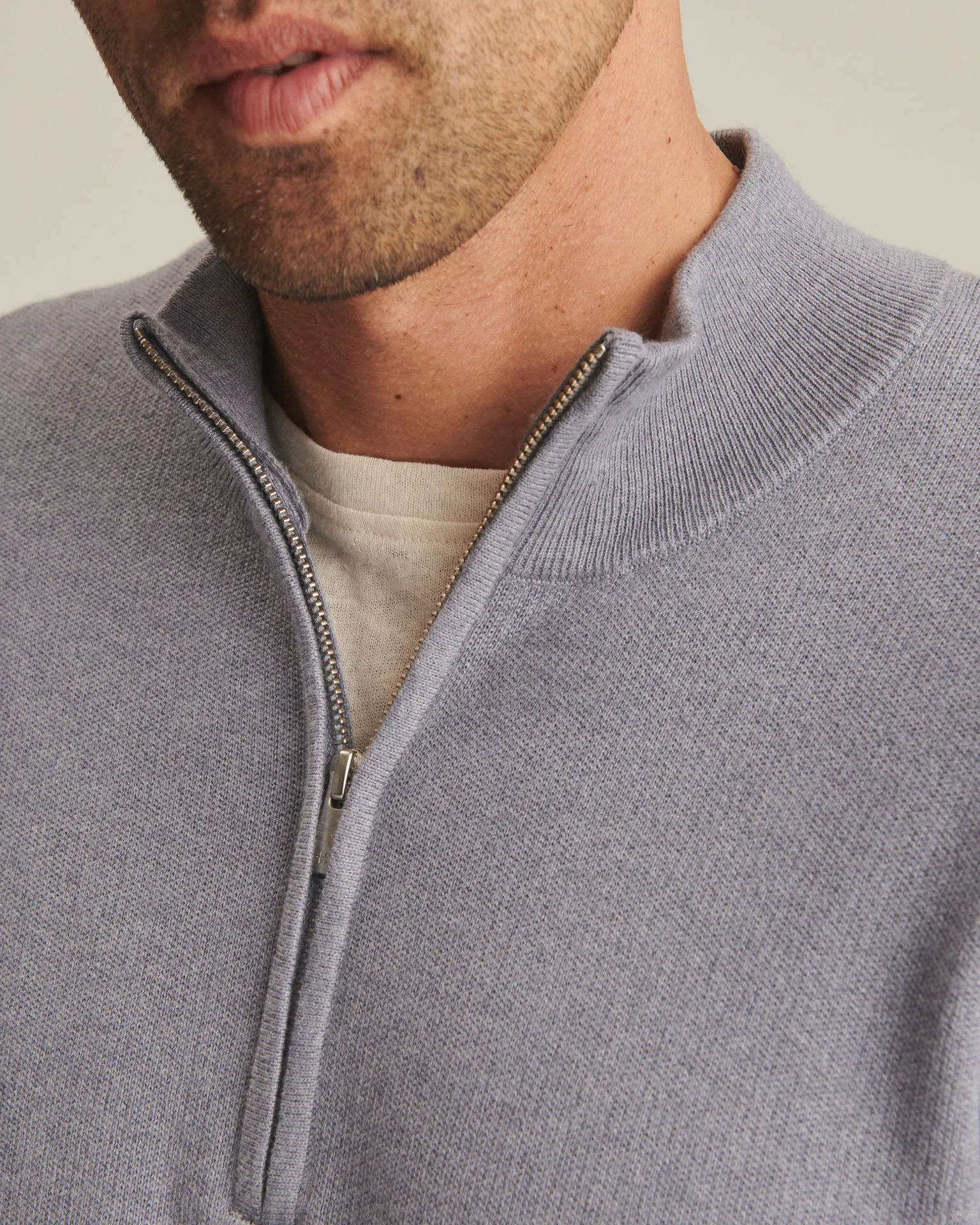 Café Cotton Cashmere Quarter Zip