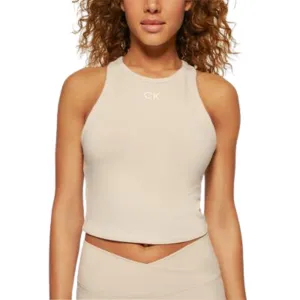 CALVIN KLEIN -  Racerback Crop Top