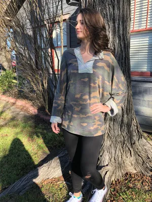 Camo Long Sleeve Tunic