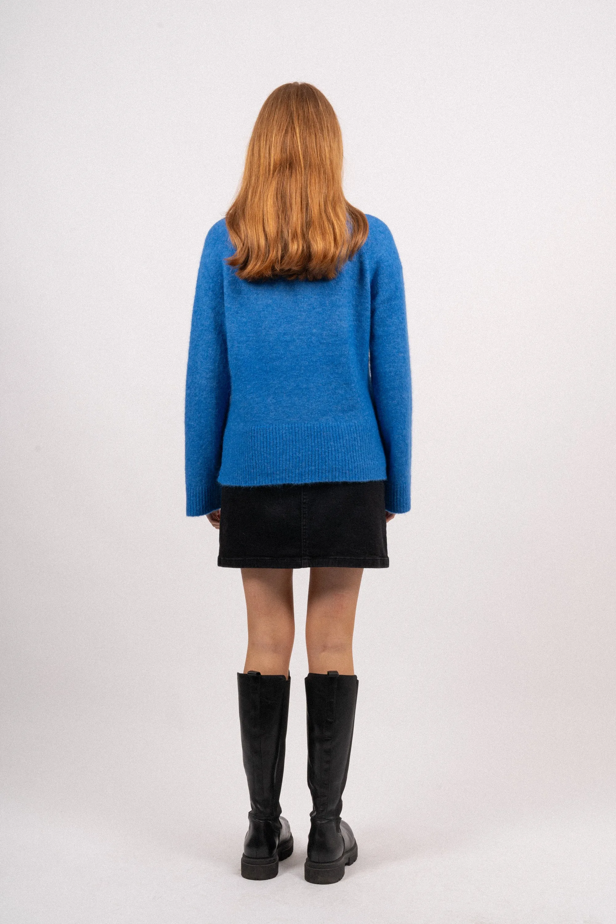 Ceara Hope Raglan Pullover - Palace Blue