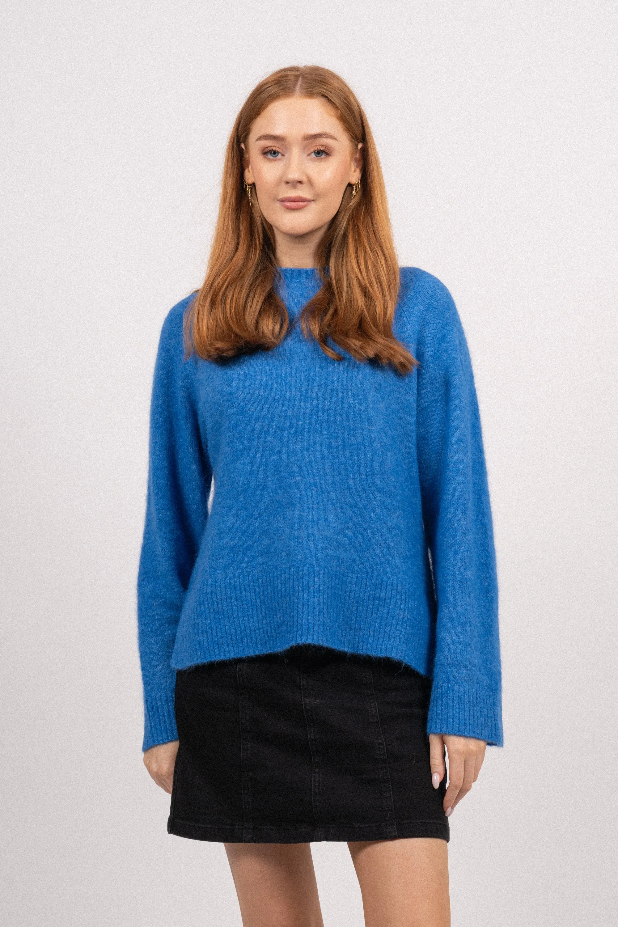 Ceara Hope Raglan Pullover - Palace Blue