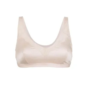 Champagne Pullover Bra - Organic pima cotton & silk