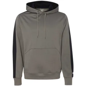 Champion Men's Stone Grey/Black Performance 5.4-Ounce Colorblock Pullover Hood