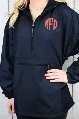 Charles River Lightweight Rain Pullover, Navy *Customizable! (Wholesale Pricing N/A)