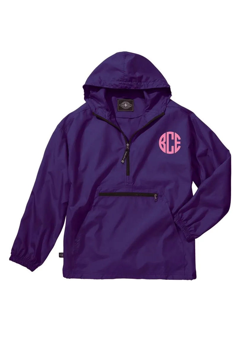 Charles River Youth Lightweight Rain Pullover, Purple *Customizable! (Wholesale Pricing N/A)