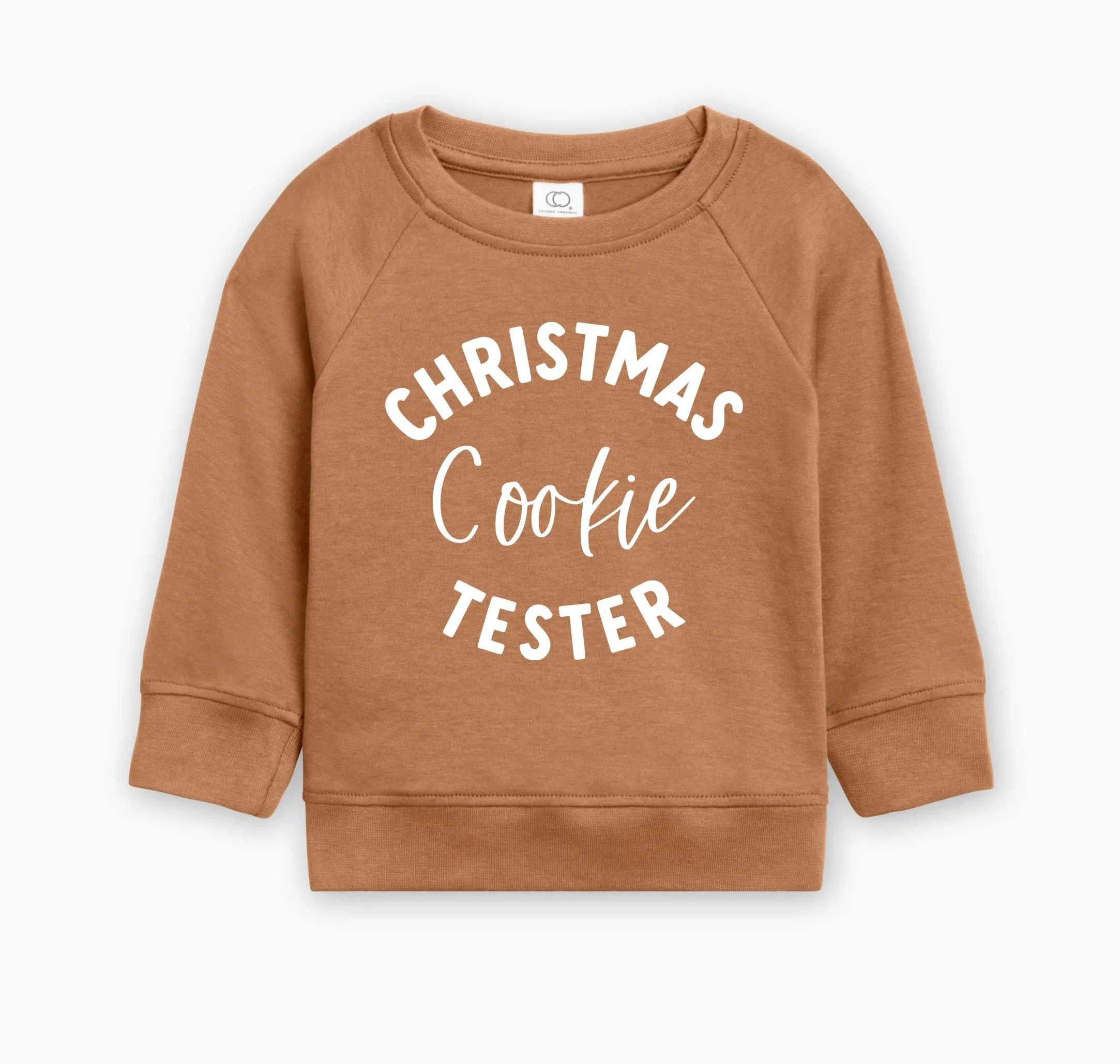 Christmas Cookie Tester Organic Cotton Baby and Toddler Pullover