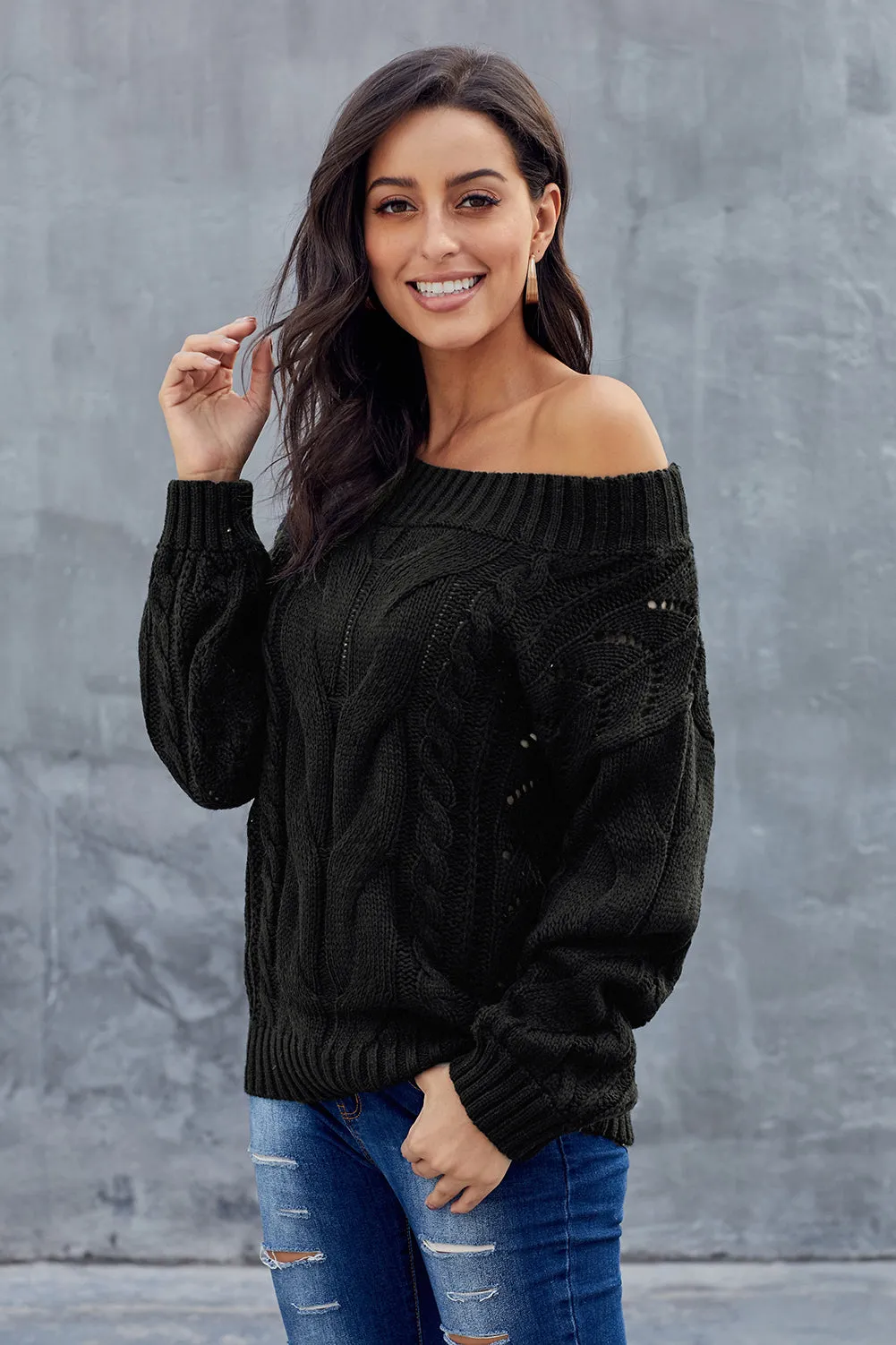 Chunky Oversized Pullover Sweater