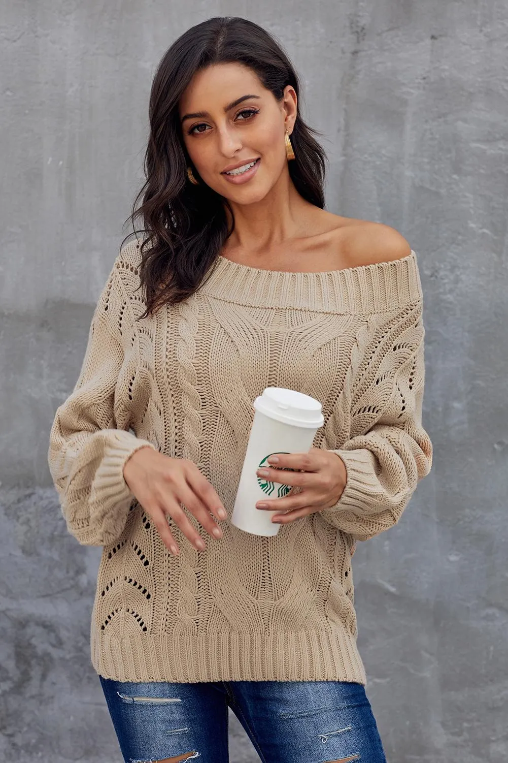 Chunky Oversized Pullover Sweater