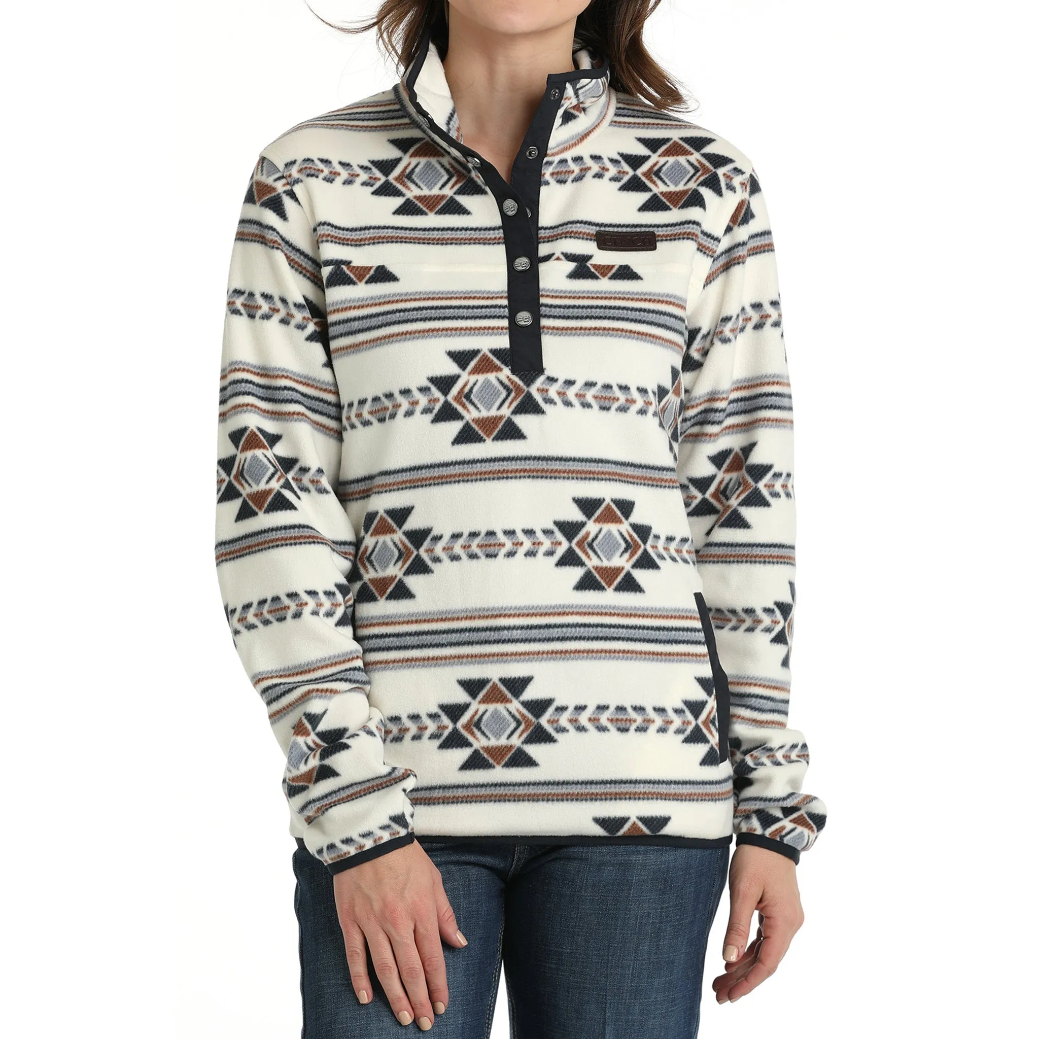 Cinch Women's Cream Polar Fleece