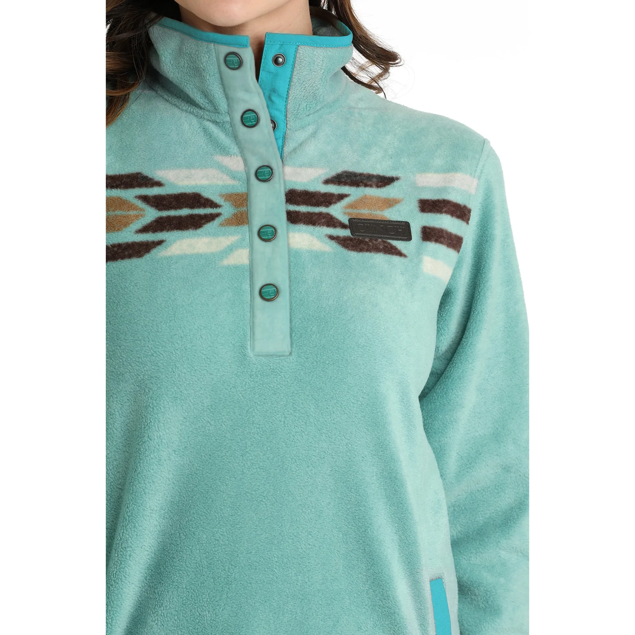 Cinch Women's Turquoise Polar Fleece