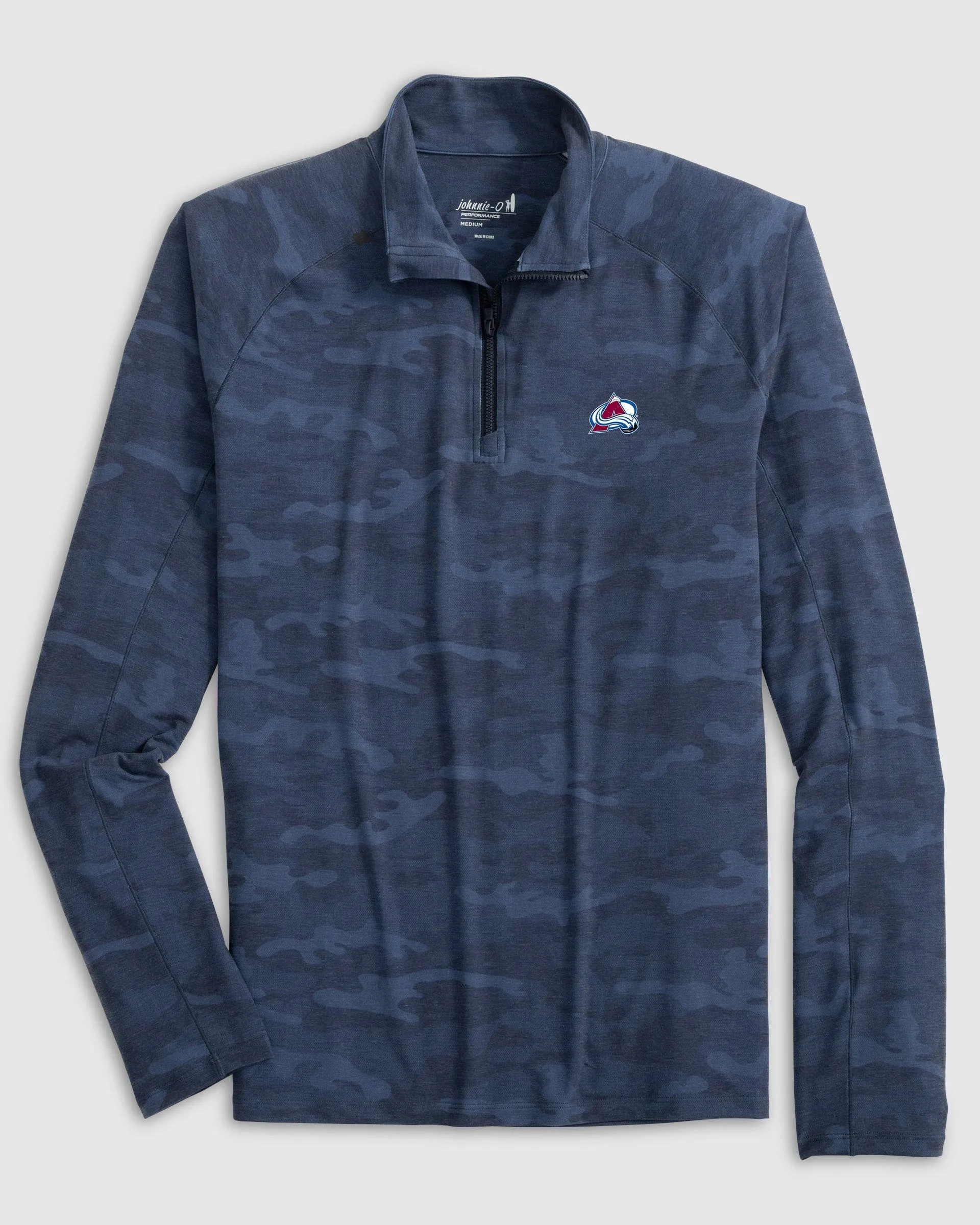 Colorado Avalanche Patton Performance Camo 1/4-Zip Pullover