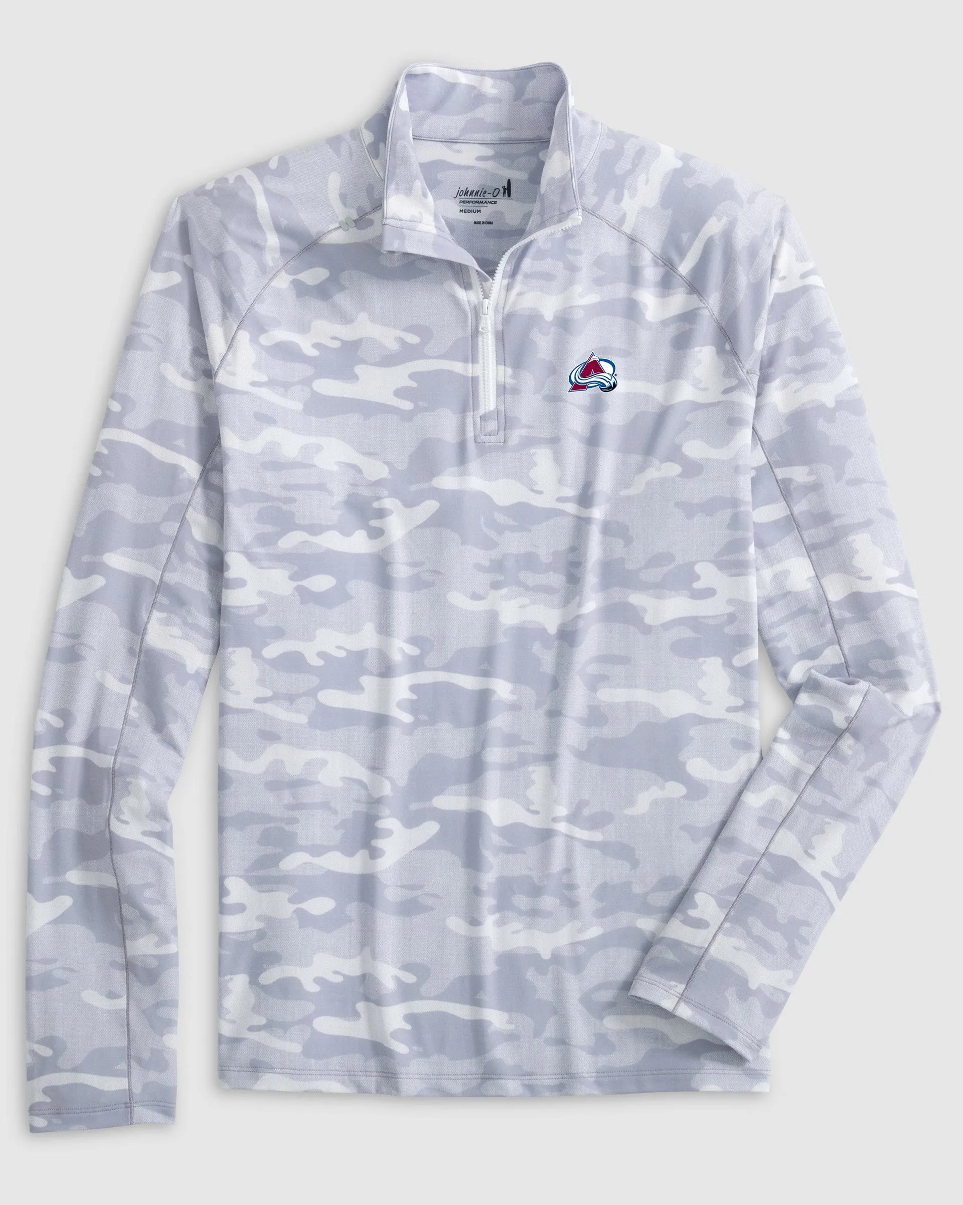 Colorado Avalanche Patton Performance Camo 1/4-Zip Pullover