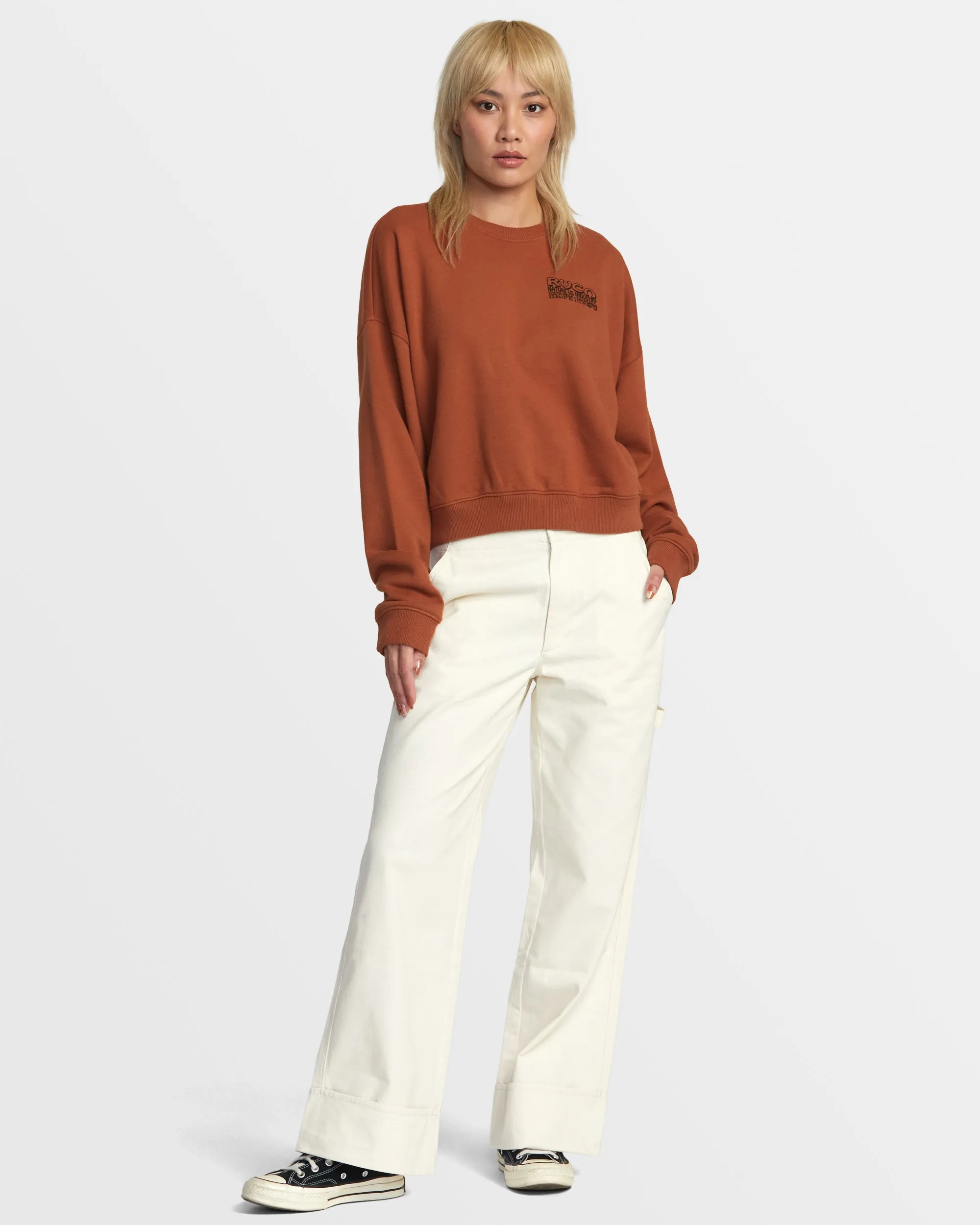 Court Crew Sweatshirt - Mocha Bisque