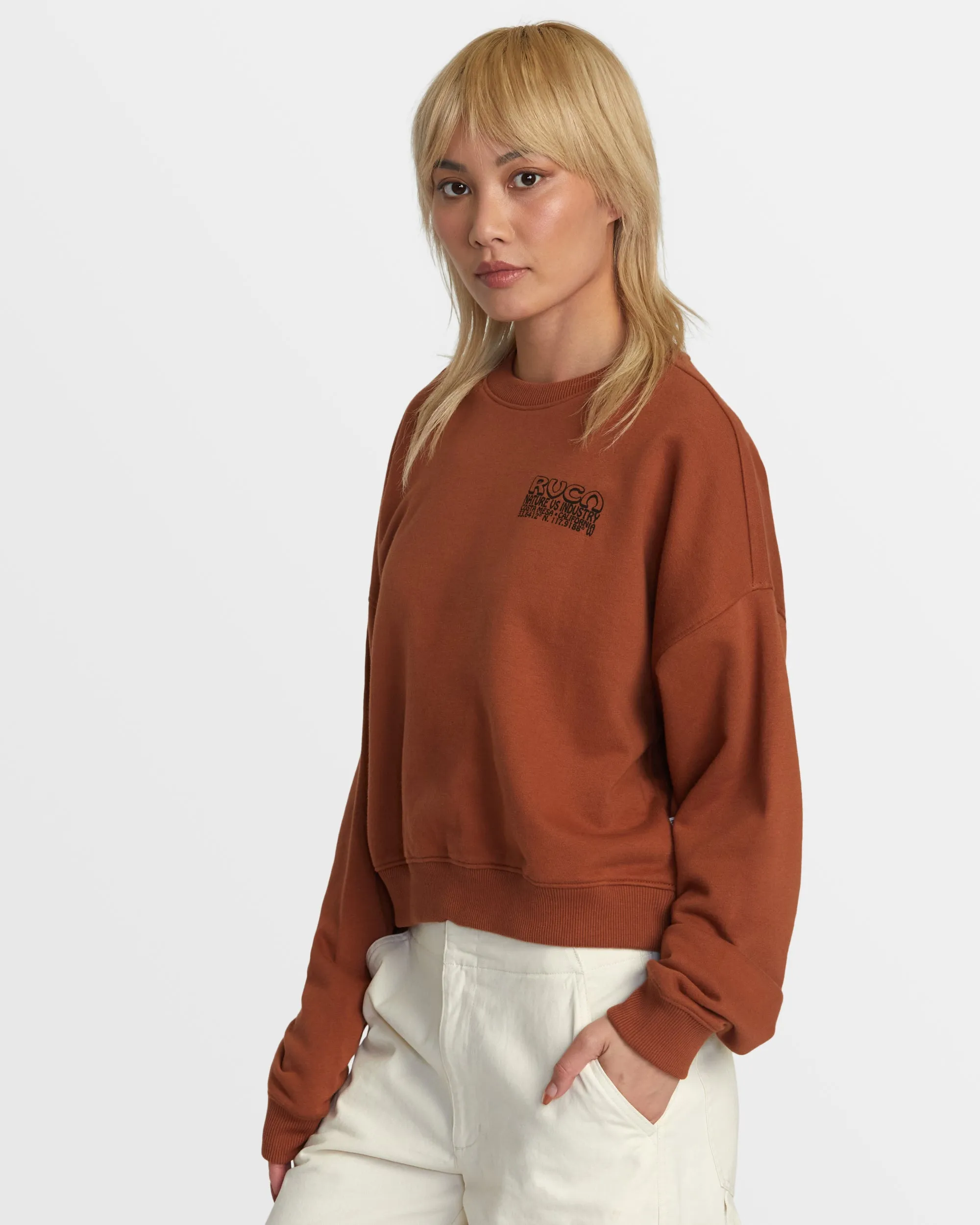 Court Crew Sweatshirt - Mocha Bisque