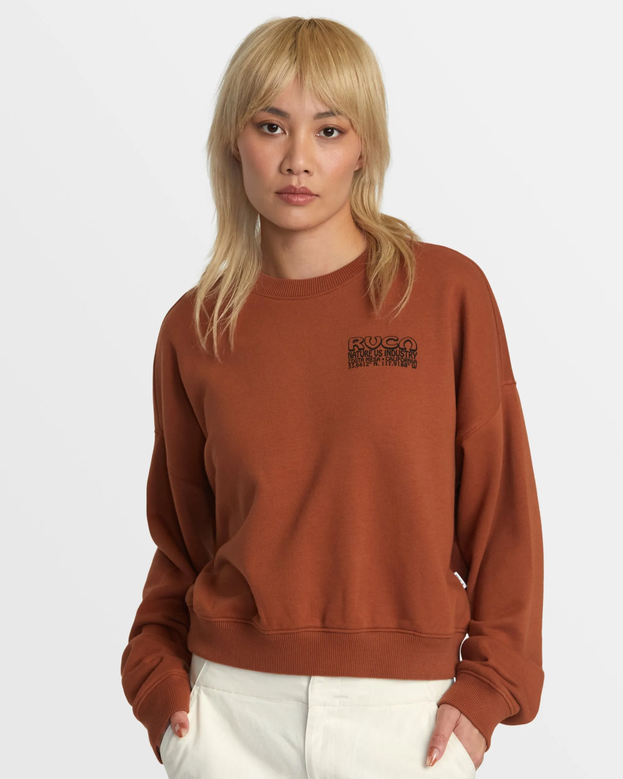 Court Crew Sweatshirt - Mocha Bisque