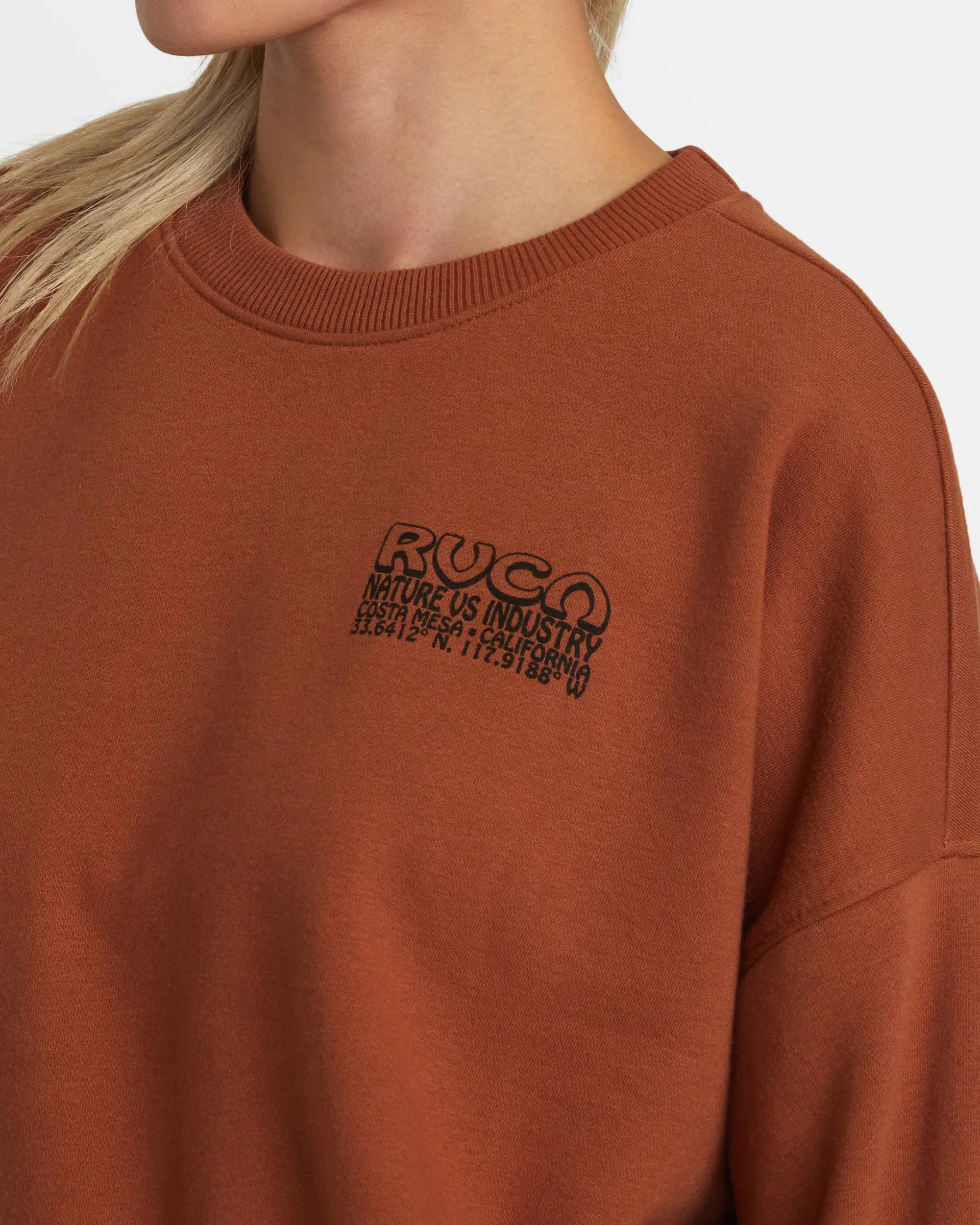 Court Crew Sweatshirt - Mocha Bisque