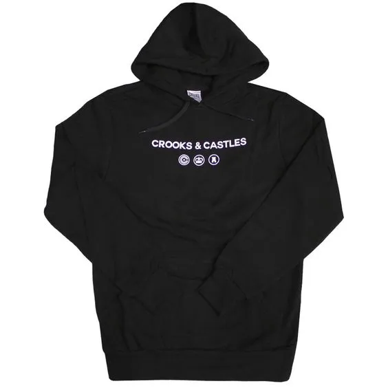 Crooks & Castles Bandusa Pullover Hoodie Black