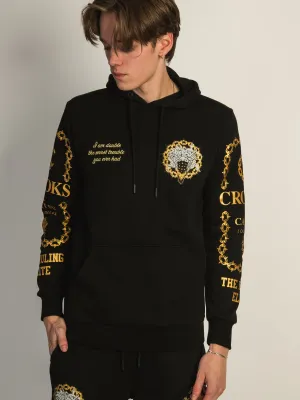 CROOKS & CASTLES LUXURY GOLD PULLOVER HOODIE