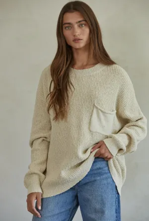 Daytone Pullover in Taupe